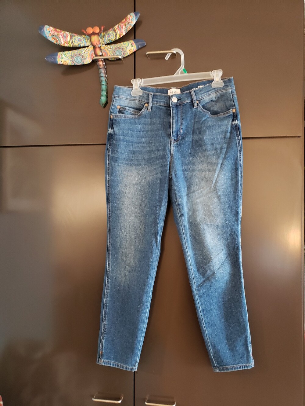Nicole Miller New York SOHO Women's Skinny Jeans in Midwash Blue Size 8 - Picture 1 of 8